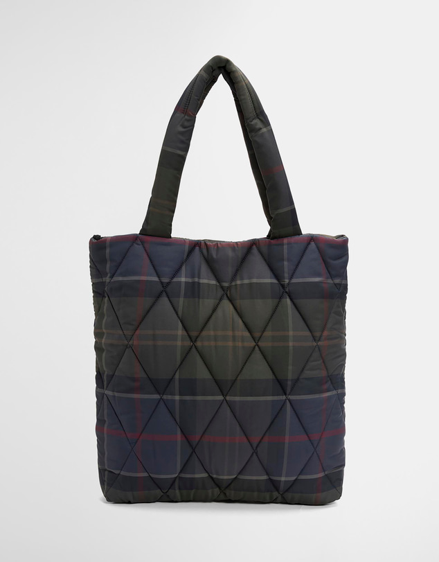 Barbour - Tartan Arlene Quilted Tote Bag