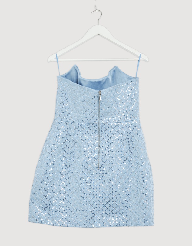 Revibe - Repaired Rebecca Vallance Alix Mini Dress - AU 12