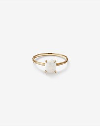 Michael Hill - Solitaire Ring with Opal in 10kt Yellow Gold