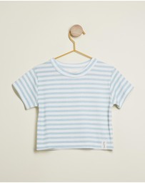 All Fenix - Mini Rib Stripe Tee - Babies-Kids