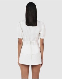 Ownley - Grace Linen Mini Skirt