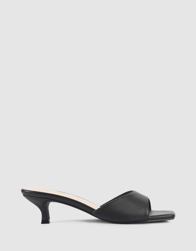 Verali - Alyssa Kitten Heel Mules