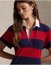 Polo Ralph Lauren - Striped Cotton Jersey Rugby Dress - ICONIC EXCLUSIVE