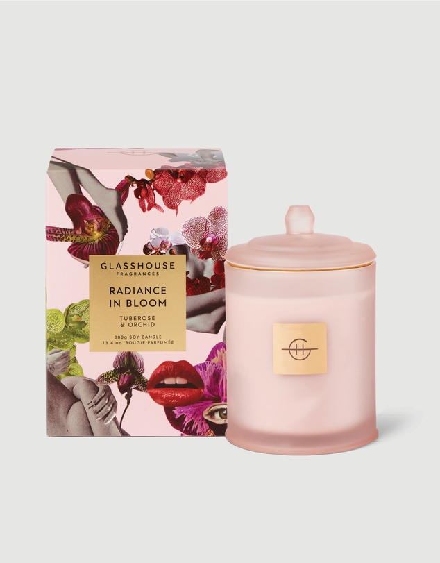 Glasshouse Fragrances - Radiance In Bloom 380g Soy Candle