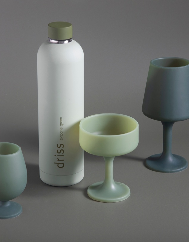 porter green - swepp | silicone unbreakable wine glasses