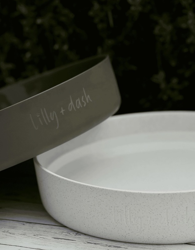 Lilly + Dash - 7L Outdoor Ceramic Dog Water Bowl