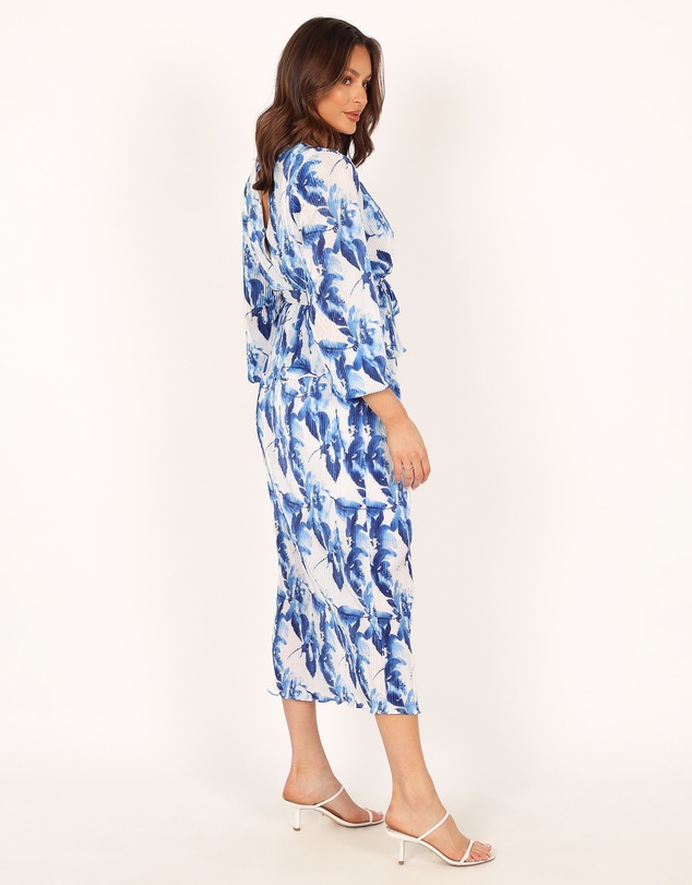 Petal & Pup - Minelli Pleat Top - Blue