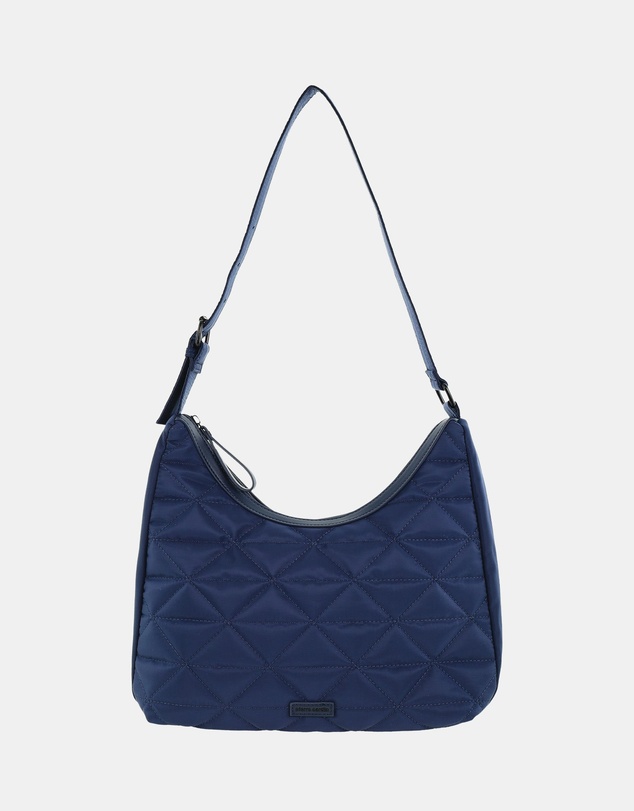 Pierre Cardin - Pierre Cardin Ladies Nylon Geometric Hobo Bag