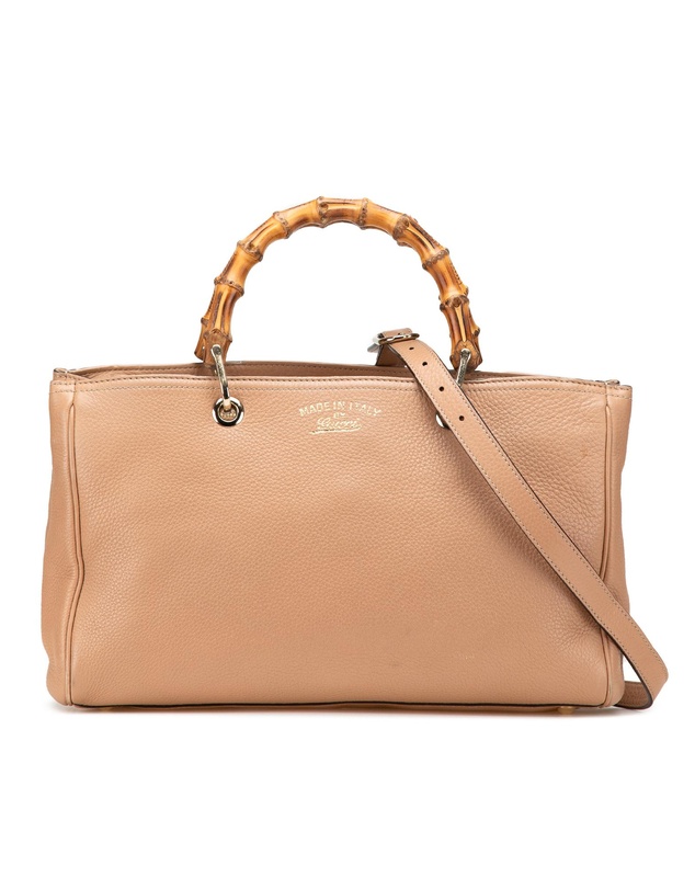 Pre-Loved by Azura Reborn - Pre-Loved gucci Bamboo Shopper Tote Bamboo Handle
