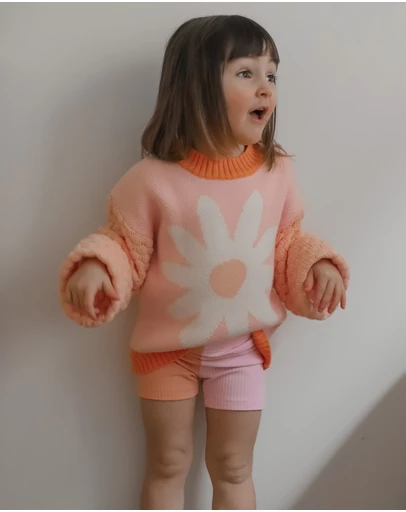 WITH LOVE FOR KIDS - Bike Shorts Wide Ribbed - Babies - Kids