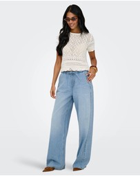 ONLY - Jay Pull Up Denim Pants