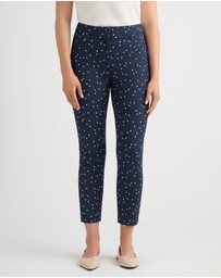 David Lawrence - Adriana Compact Cotton Pants