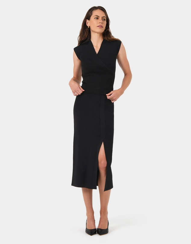 Forcast - Betty Knit Split Skirt