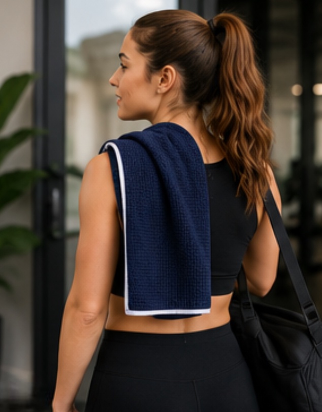 Tolu Australia - Tolu Navy Blue Gym Towel