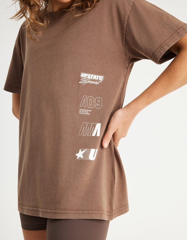 Upstate - Thrive T-Shirt - Chocolate