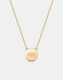 Mestige - Angel Number Necklace 888 - 18K Gold Plated