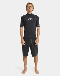 Billabong - Mens All Day Arch Short Sleeve Rash Vest