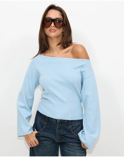 Dazie - Marnie Off The Shoulder Knit Top