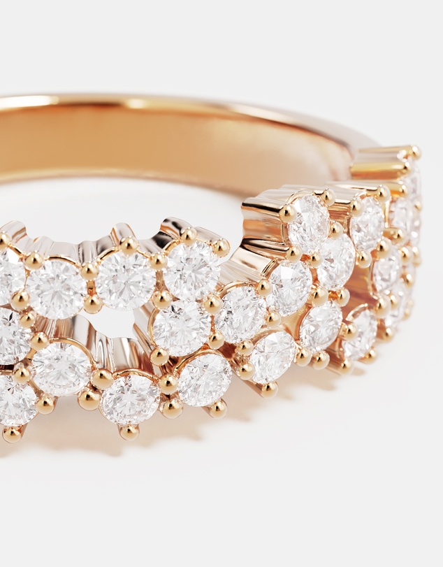 By Charlotte - Crystal Dust Bold Ring