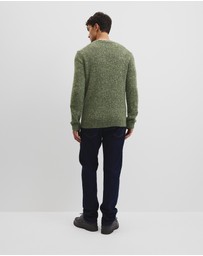 Country Road - Merino Wool Blend Crew Neck Knit