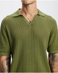 Rhythm - Relaxed Knit SS Polo
