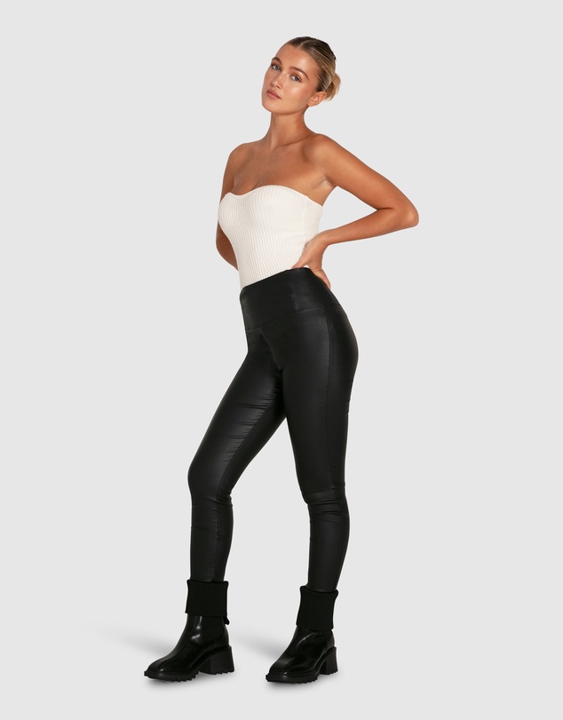 Belle & Bloom - City Slicker Coated Legging