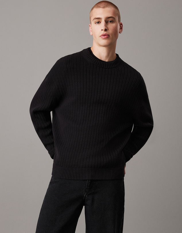 Calvin Klein Jeans - Relaxed Ribbed Cotton Jumper