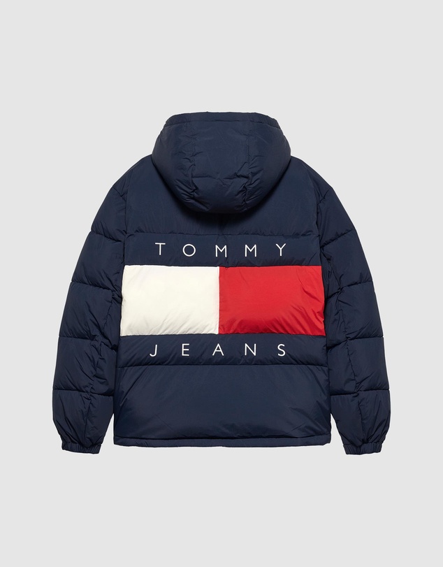 Tommy Jeans - Hooded Flag Puffer