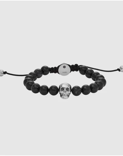 Diesel - Beads Black Bracelet