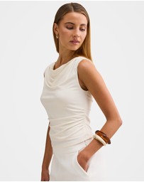 Forever New - Ada Drape Cowl Neck Back Top