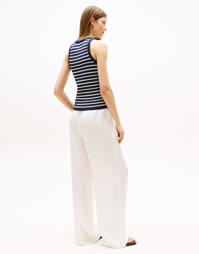 Tommy Hilfiger - Cable Knit Sleeveless Slim Sweater