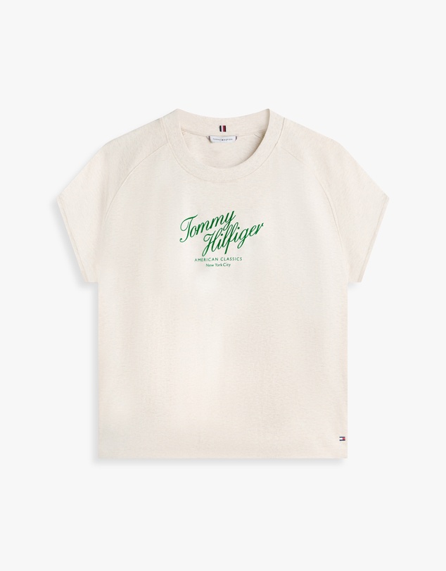 Tommy Hilfiger - Seasonal Script Cap Sleeve Tee