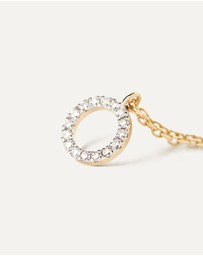 PDPAOLA - Diamonds and Gold Circle Necklace