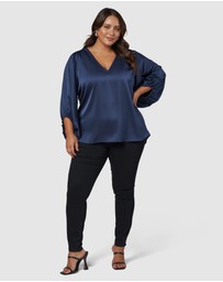 Pink Dusk by Curve Project - Lover Boy Blouse