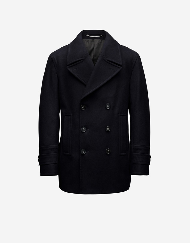Calibre - Melton Pea Coat Navy
