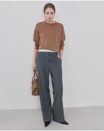 M.N.G - Round-Neck Knitted Sweater