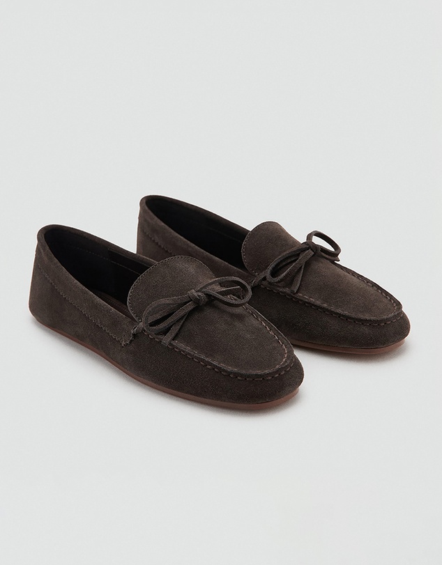 M.N.G - Suede Moccasin