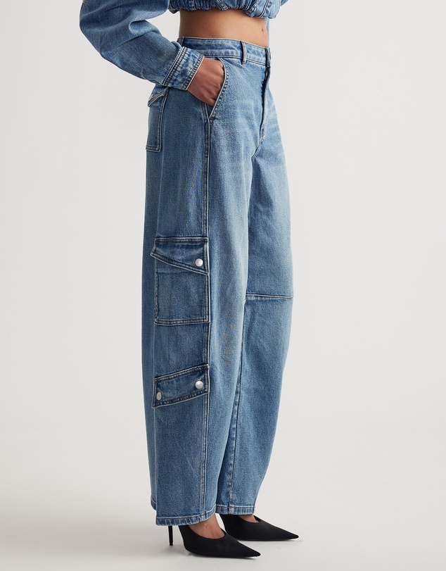Decjuba - Alexa Cargo Barrel Jeans
