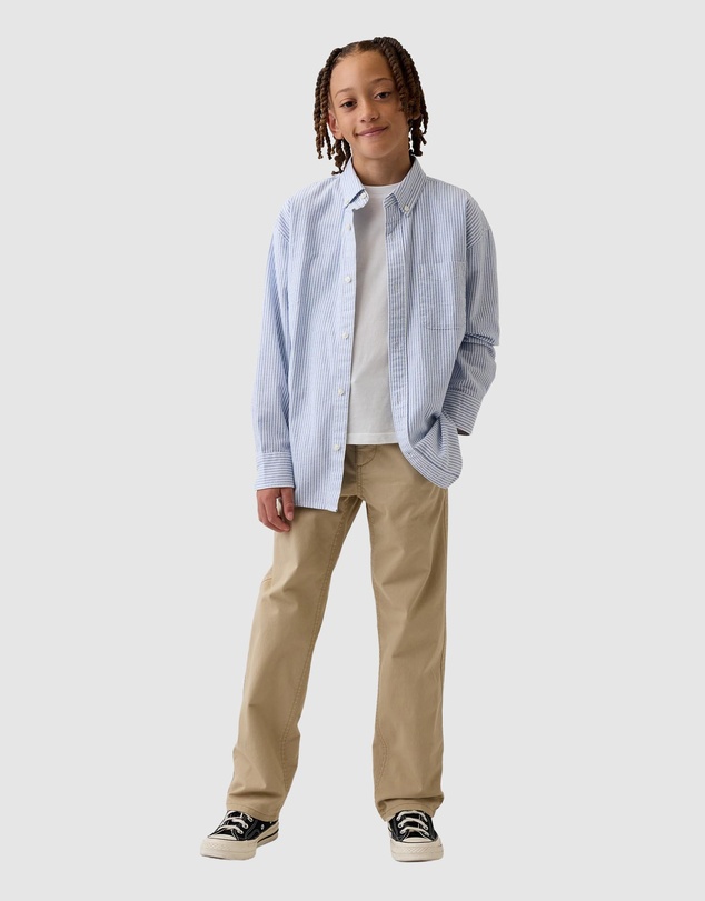 GAP - Relaxed Straight Modern Khaki Chinos - Kids-Teens