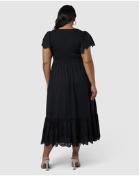 Something 4 Olivia - Anastasia Broderie Midi Dress
