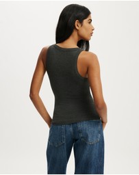 Cotton On - Sheer Layer Scoop Tank