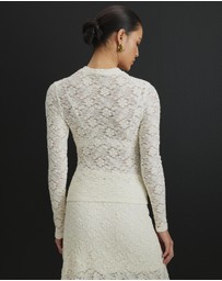AERE - Brielle Lace Top