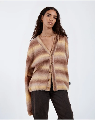 Dr Denim - Tom Cardigan Fade Yellow