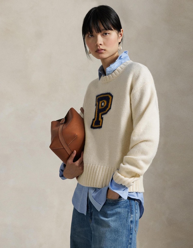 Polo Ralph Lauren - P-Logo Wool-Blend Crewneck Sweater - ICONIC EXCLUSIVE
