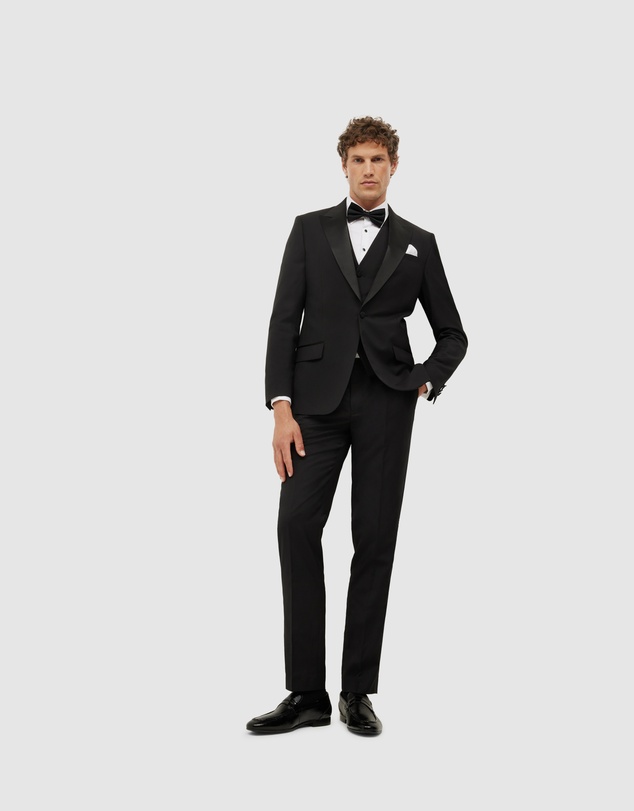 Politix - Riley Black Tie Chintz Tuxedo