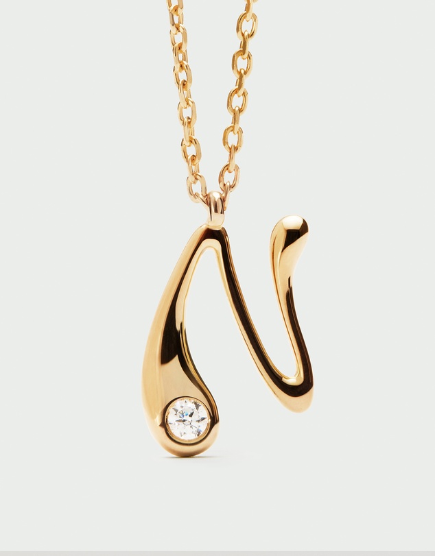 PDPAOLA - Initial 2026 N Pendant Necklace