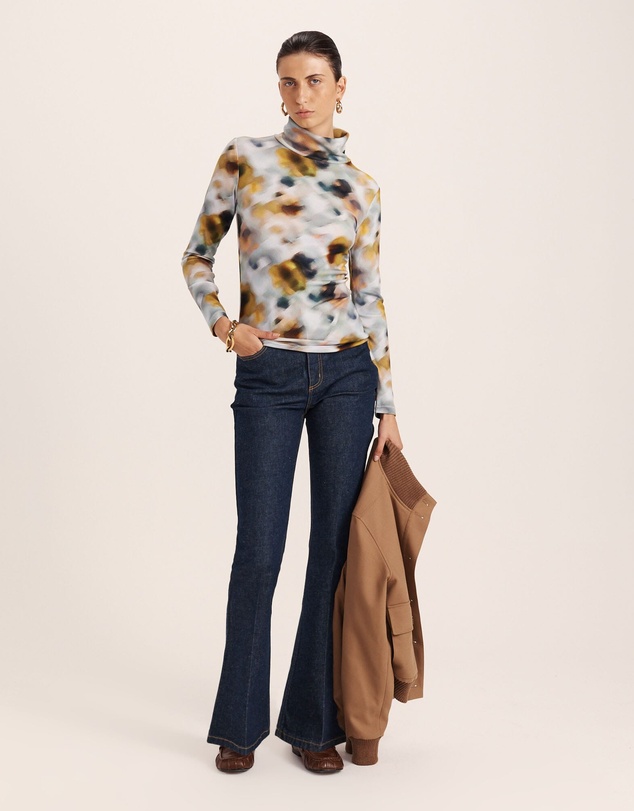 SABA - Shadow Emilie Floral Long Sleeve Top