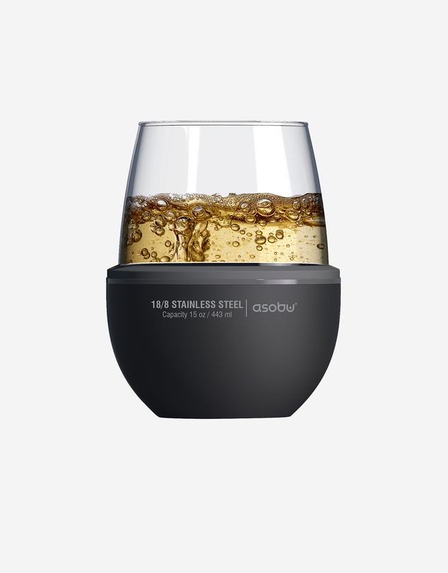 Asobu - Asobu Insulated Wine Kuzie, Black