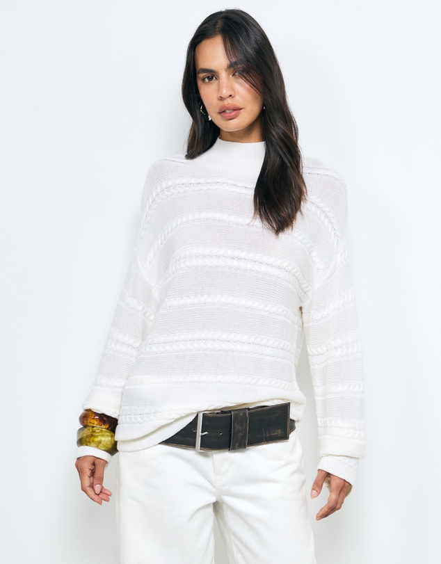 AERE - Dea Wool Blendcable Knit Jumper