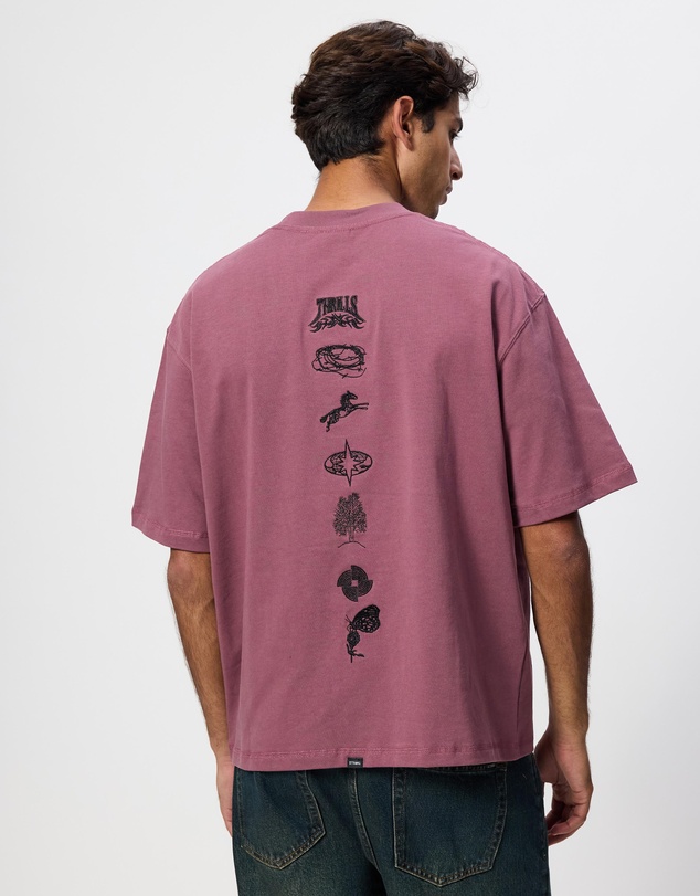 Thrills - What We Believe Embro Oversize Box Crop Tee